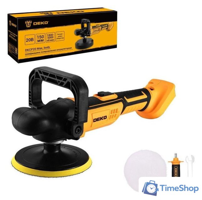 Полировальная машина Deko DKCP20 Max 063-2211 (без АКБ) - Изображение №1 — Интернет-магазин Time-Shop