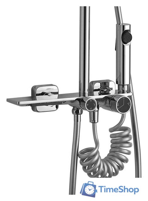 Душевая система  Rea Helix chrome REA-P6620 - Изображение №4 — Интернет-магазин Time-Shop