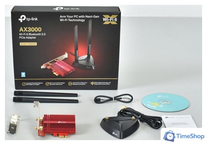 Wi-Fi/Bluetooth адаптер TP-Link Archer TX3000E - Изображение №4 — Интернет-магазин Time-Shop