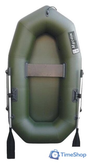 Гребная лодка Муссон R-220 (зеленый) - Изображение №1 — Интернет-магазин Time-Shop
