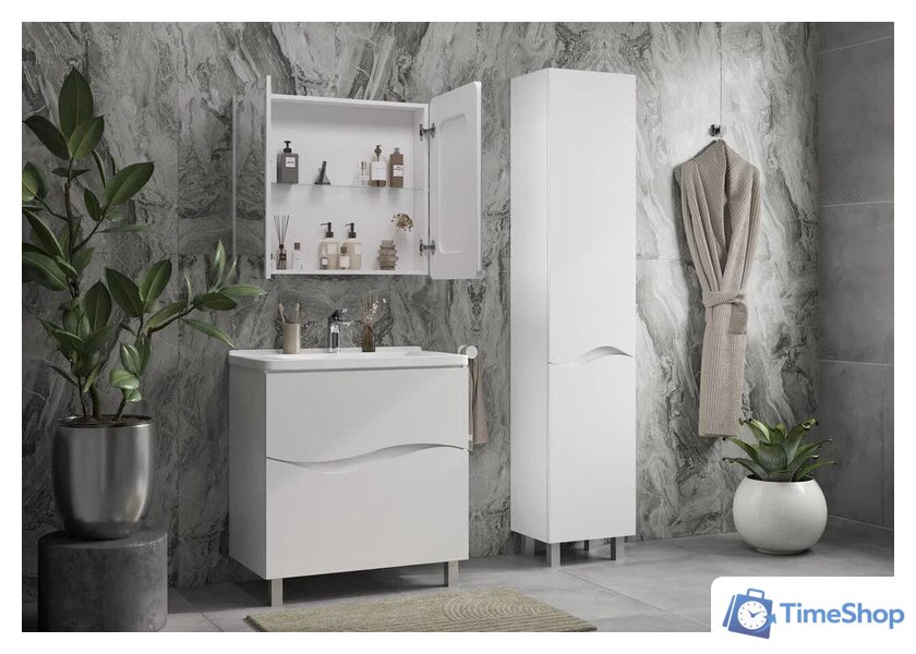  Volna Шкаф с зеркалом 80 - Изображение №5 — Интернет-магазин Time-Shop