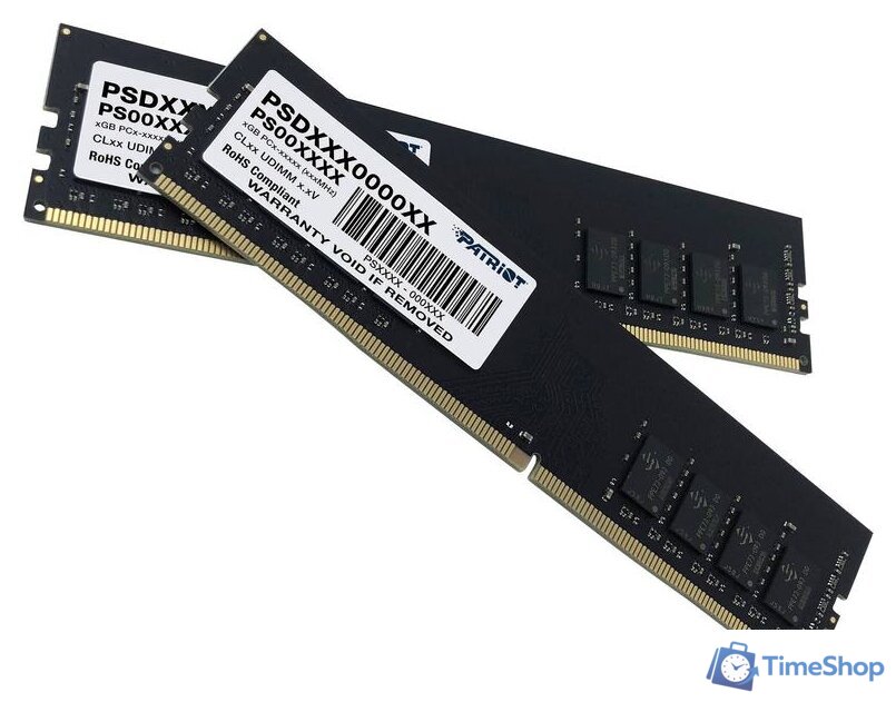 Оперативная память Patriot Signature Line 2x8GB DDR4 PC4-25600 PSD416G3200K - Изображение №3 — Интернет-магазин Time-Shop