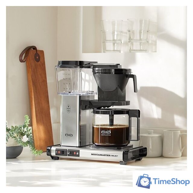 Капельная кофеварка Technivorm Moccamaster KBG741 Select (серебристый) - Изображение №4 — Интернет-магазин Time-Shop
