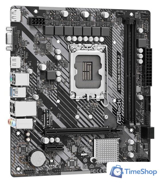 Материнская плата ASRock H610M-HDV/M.2 R2.0 - Изображение №4 — Интернет-магазин Time-Shop