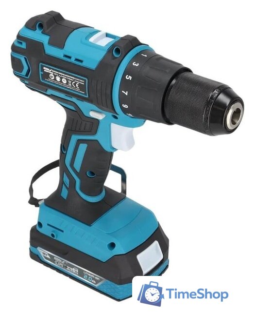 Ударная дрель-шуруповерт Dedra DED7030A02 (с 2-мя АКБ, кейс) - Изображение №2 — Интернет-магазин Time-Shop