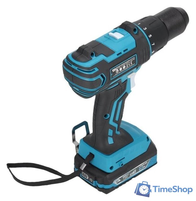 Ударная дрель-шуруповерт Dedra DED7030A02 (с 2-мя АКБ, кейс) - Изображение №5 — Интернет-магазин Time-Shop