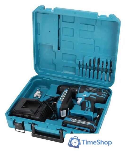 Ударная дрель-шуруповерт Dedra DED7030A02 (с 2-мя АКБ, кейс) - Изображение №8 — Интернет-магазин Time-Shop