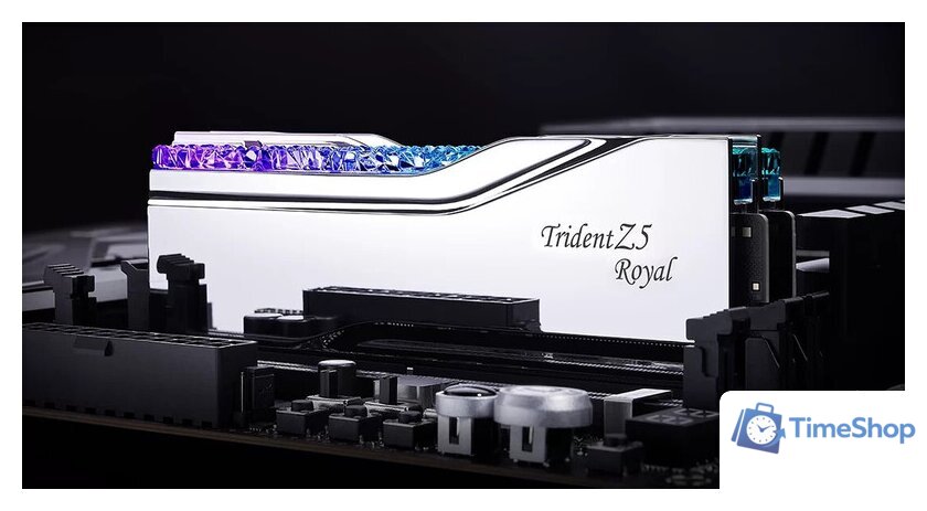 Оперативная память G.Skill Trident Z5 Royal 2x16ГБ DDR5 6400 МГц F5-6400J3239G16GX2-TR5S - Изображение №5 — Интернет-магазин Time-Shop