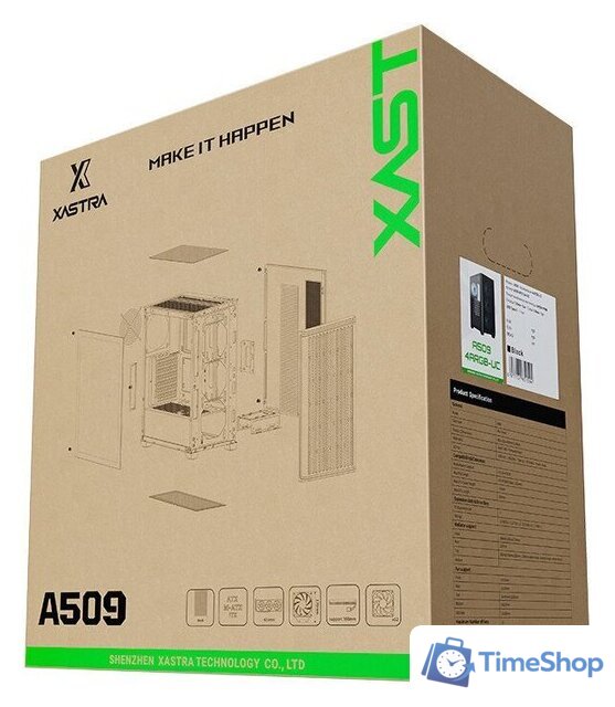 Корпус XASTRA A509 4ARGB-UC (черный) - Изображение №12 — Интернет-магазин Time-Shop
