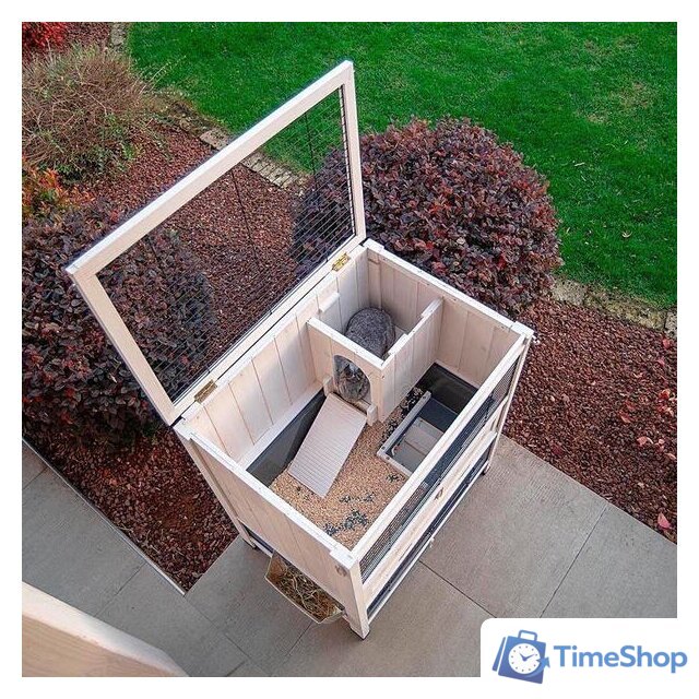 Клетка Ferplast Cottage Mini 57093900 - Изображение №4 — Интернет-магазин Time-Shop