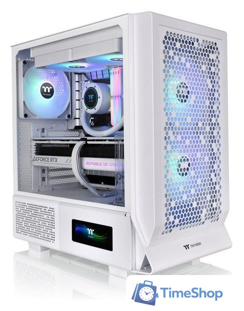 Корпус Thermaltake Ceres 330 TG ARGB Snow CA-1Y2-00M6WN-01 - Изображение №2 — Интернет-магазин Time-Shop