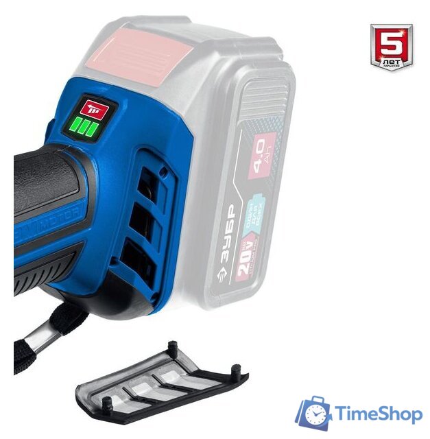 Угловая шлифмашина Зубр Профессионал AB-125 (без АКБ) - Изображение №11 — Интернет-магазин Time-Shop