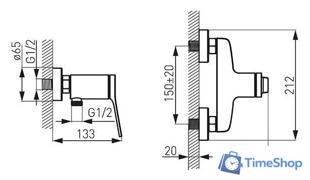 Смеситель Ferro Stratos BSC7 - Изображение №2 — Интернет-магазин Time-Shop