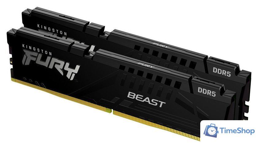 Оперативная память Kingston FURY Beast 2x16ГБ DDR5 6000 МГц KF560C30BBK2-32 - Изображение №1 — Интернет-магазин Time-Shop