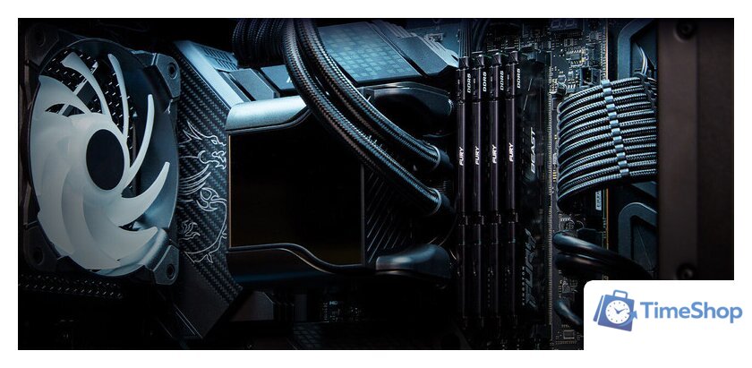 Оперативная память Kingston FURY Beast 2x16ГБ DDR5 6000 МГц KF560C30BBK2-32 - Изображение №4 — Интернет-магазин Time-Shop