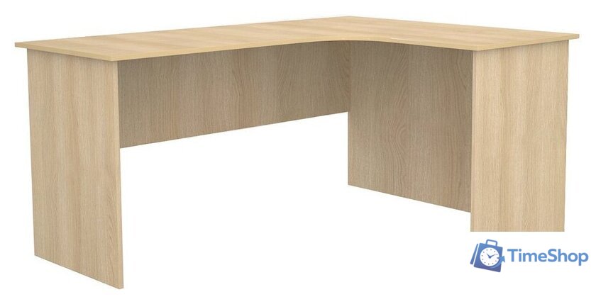 Стол МДК СПУ-Л угловой 1600x1200x755 (левый, дуб млечный) - Изображение №1 — Интернет-магазин Time-Shop