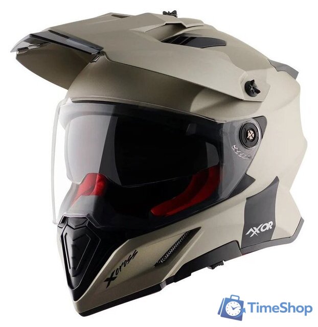Мотошлем Axor X-Cross Dual Visor NR pm0258165664 (M, никель) - Изображение №1 — Интернет-магазин Time-Shop