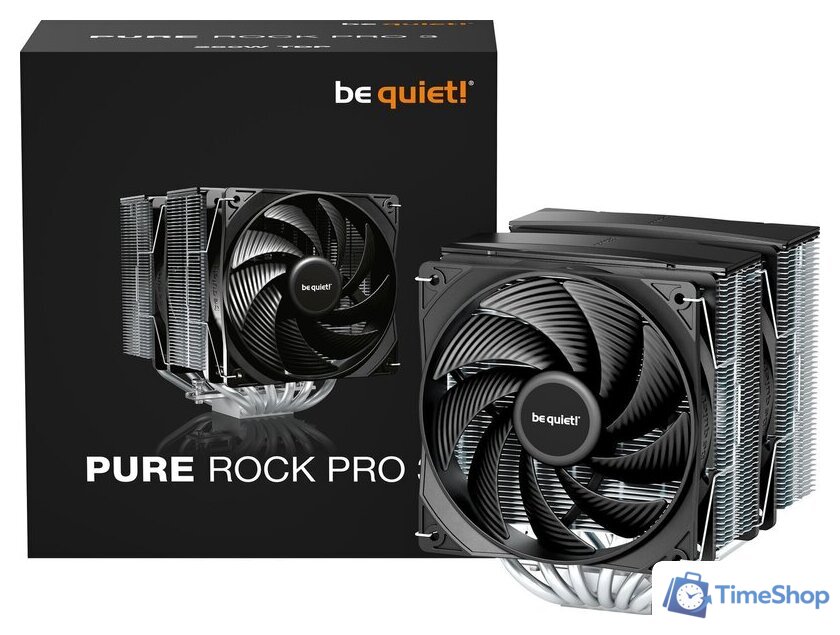 Кулер для процессора be quiet! Pure Rock Pro 3 Silver BK041 - Изображение №5 — Интернет-магазин Time-Shop