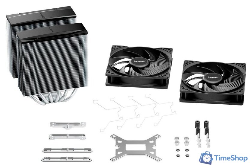 Кулер для процессора be quiet! Pure Rock Pro 3 Silver BK041 - Изображение №6 — Интернет-магазин Time-Shop