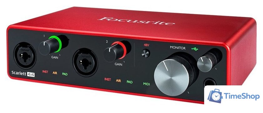  Focusrite Scarlett 4i4 (3-е поколение) - Изображение №3 — Интернет-магазин Time-Shop