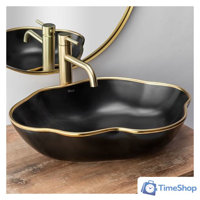 Смеситель Rea Lungo REA-B4526 (матовое золото) - Изображение №6 — Интернет-магазин Time-Shop