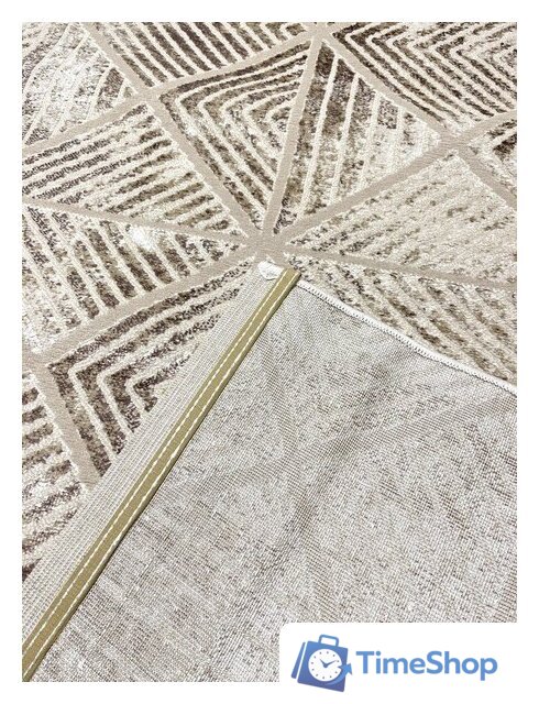 Ковер для жилой комнаты Sahan Alvita 7581A-S-BEIGE-BEIGE V60 (1х2) - Изображение №2 — Интернет-магазин Time-Shop