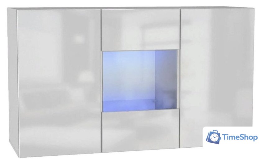 Комод НК-Мебель Point тип-1.2 71774467 (белый-белый глянец) - Изображение №2 — Интернет-магазин Time-Shop