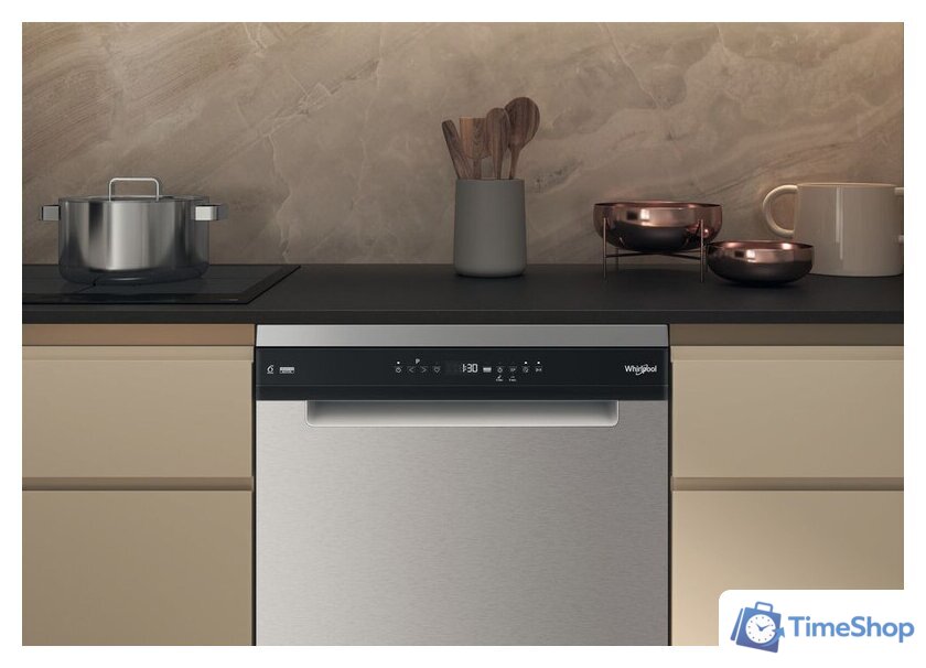 Отдельностоящая посудомоечная машина Whirlpool W7F HP43 X - Изображение №6 — Интернет-магазин Time-Shop