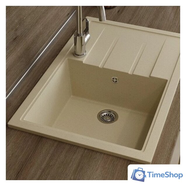 Кухонная мойка Teymi Hanna 75x50 T120114 (бежевый матовый) - Изображение №5 — Интернет-магазин Time-Shop