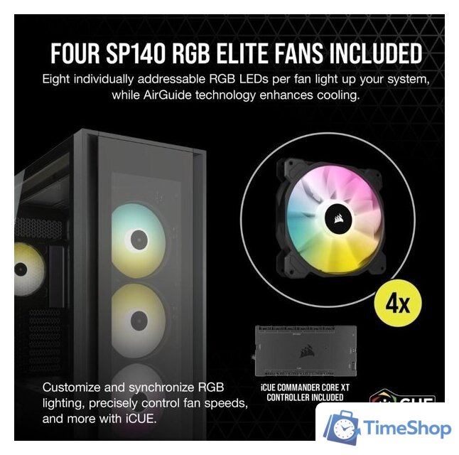 Корпус Corsair iCUE 7000X RGB CC-9011226-WW - Изображение №2 — Интернет-магазин Time-Shop