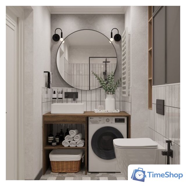  ЗОВ Тумба под умывальник Стамбул 120 S120LAW0LAWWM (аттик) - Изображение №2 — Интернет-магазин Time-Shop