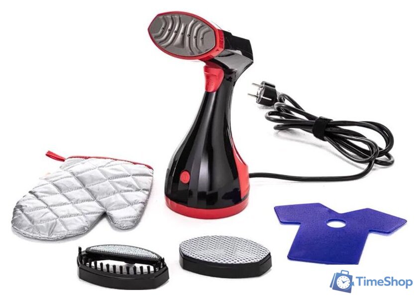 Отпариватель MIE Graze New (черный/красный) - Изображение №9 — Интернет-магазин Time-Shop