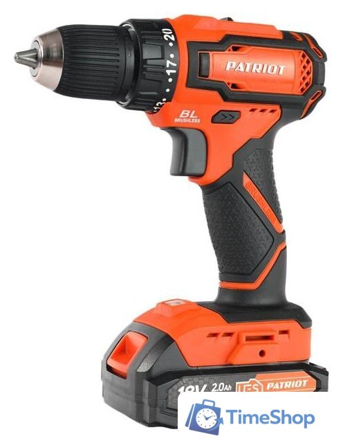 Дрель-шуруповерт Patriot BR 207UES 180301507 (с 2-мя АКБ, кейс) - Изображение №1 — Интернет-магазин Time-Shop