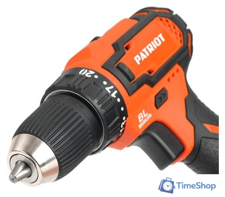 Дрель-шуруповерт Patriot BR 207UES 180301507 (с 2-мя АКБ, кейс) - Изображение №4 — Интернет-магазин Time-Shop