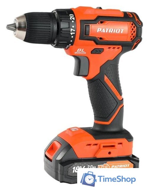 Дрель-шуруповерт Patriot BR 207UES 180301507 (с 2-мя АКБ, кейс) - Изображение №2 — Интернет-магазин Time-Shop
