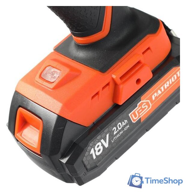 Дрель-шуруповерт Patriot BR 207UES 180301507 (с 2-мя АКБ, кейс) - Изображение №8 — Интернет-магазин Time-Shop