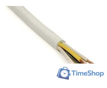 Провод силовой Автопровод ПВС-Т 5x4 (100 м, белый) - Изображение №2 — Интернет-магазин Time-Shop