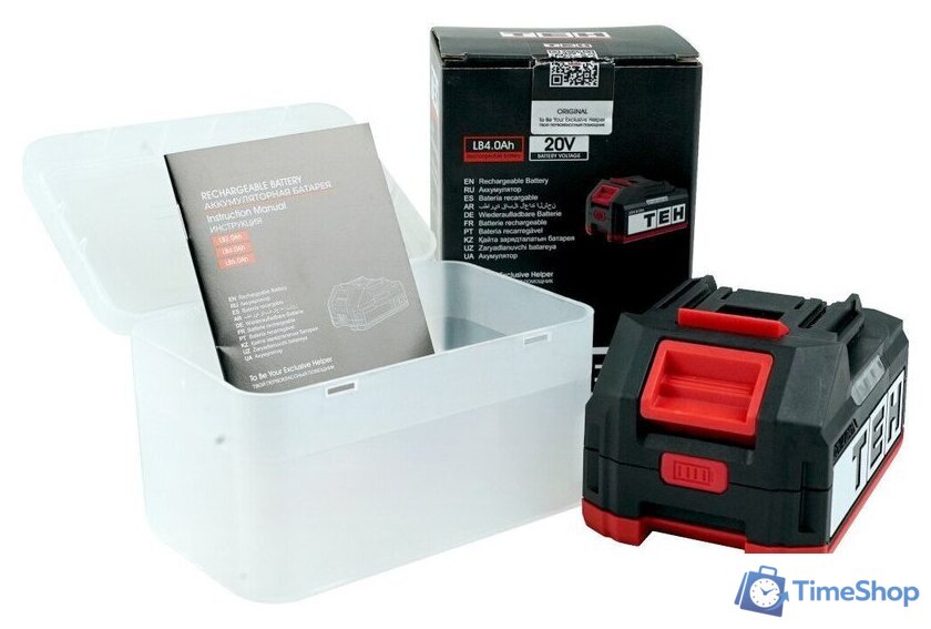 Аккумулятор TEH LB4.0Ah 20V 10C (20В/4 Ah) - Изображение №6 — Интернет-магазин Time-Shop