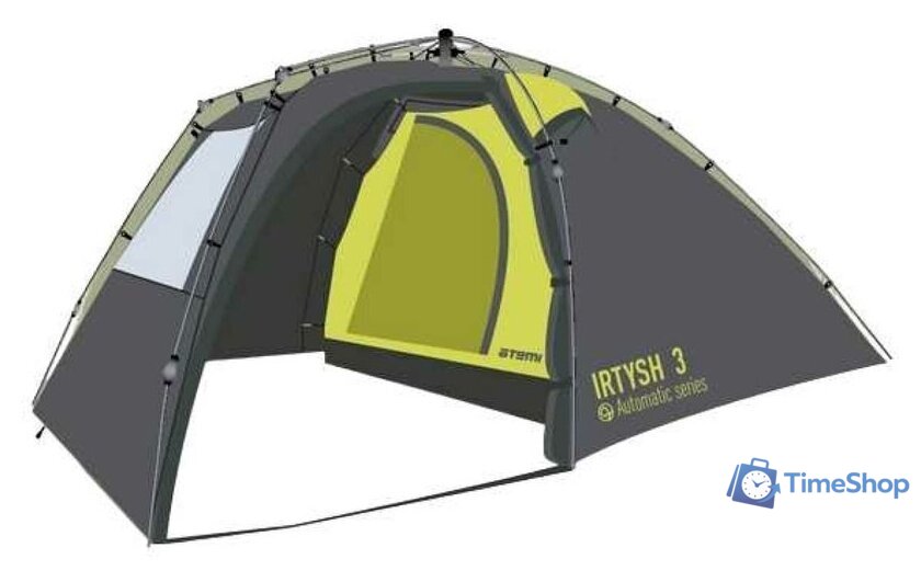 Треккинговая палатка Atemi Irtysh 3A - Изображение №1 — Интернет-магазин Time-Shop