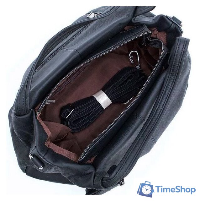 Женская сумка Poshete 921-351-BLK (черный) - Изображение №3 — Интернет-магазин Time-Shop