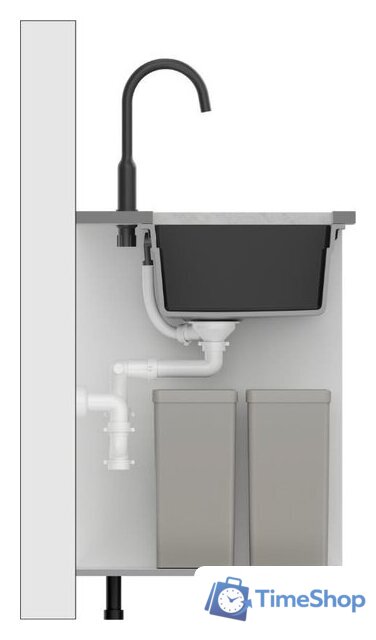 Кухонная мойка Quadron HQJ6045U1_PVDC1_U - Изображение №4 — Интернет-магазин Time-Shop