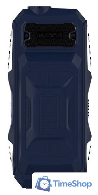 Кнопочный телефон Maxvi P100 (синий) - Изображение №3 — Интернет-магазин Time-Shop