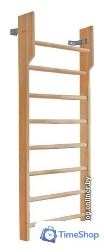 Шведская стенка (лестница) Dinamika ZSO-002568 с турником (массив сосны, боковина 90х35 мм) - Изображение №1 — Интернет-магазин Time-Shop