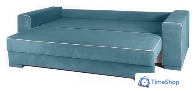 Диван Krones Цезарь 4 (велюр, джинсовый/молочный) - Изображение №4 — Интернет-магазин Time-Shop