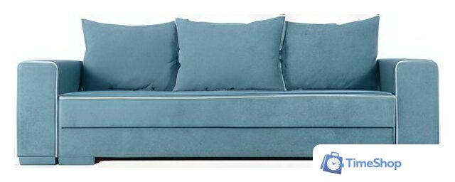 Диван Krones Цезарь 4 (велюр, джинсовый/молочный) - Изображение №2 — Интернет-магазин Time-Shop