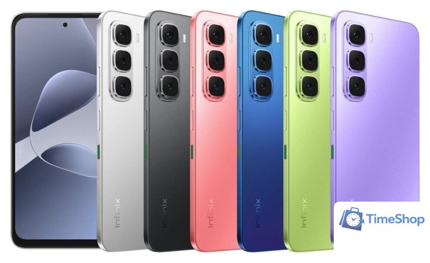 Телефон Infinix Hot 60i X6728 8GB/256GB (серебристый) - Изображение №6 — Интернет-магазин Time-Shop