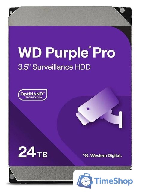 Жесткий диск WD Purple Pro 24TB WD241PURP - Изображение №1 — Интернет-магазин Time-Shop