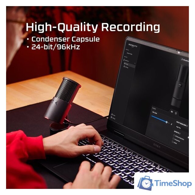 Проводной микрофон HyperX SoloCast 2 (черный) - Изображение №12 — Интернет-магазин Time-Shop