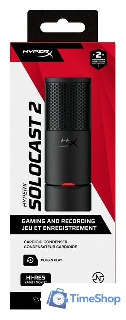 Проводной микрофон HyperX SoloCast 2 (черный) - Изображение №15 — Интернет-магазин Time-Shop
