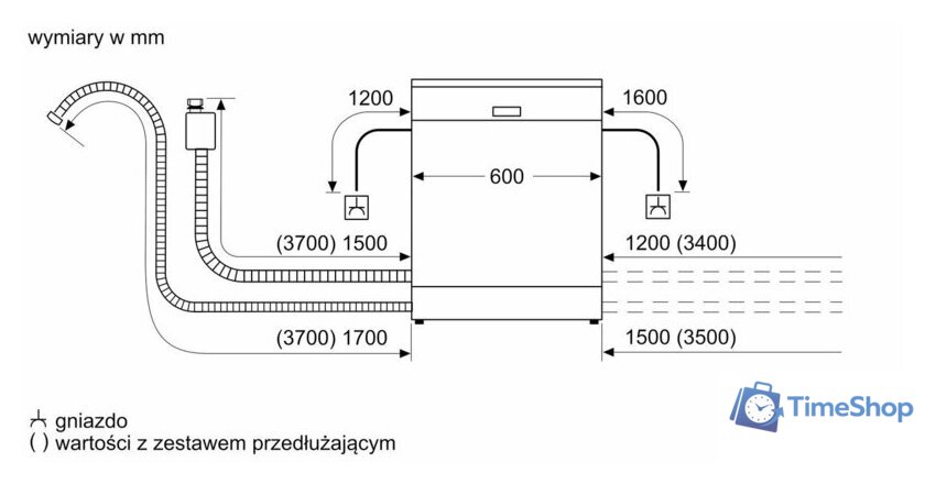 Встраиваемая посудомоечная машина Bosch Serie 6 SMI6ECS93E - Изображение №10 — Интернет-магазин Time-Shop